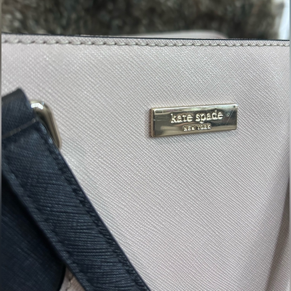 Kate Spade Laurel Way Evangelie Saffiano Satchel Two Tone Purse/Handbag - Picture 2 of 14